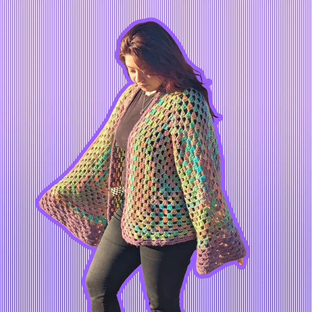 Hexagon Kimono Cardigan
