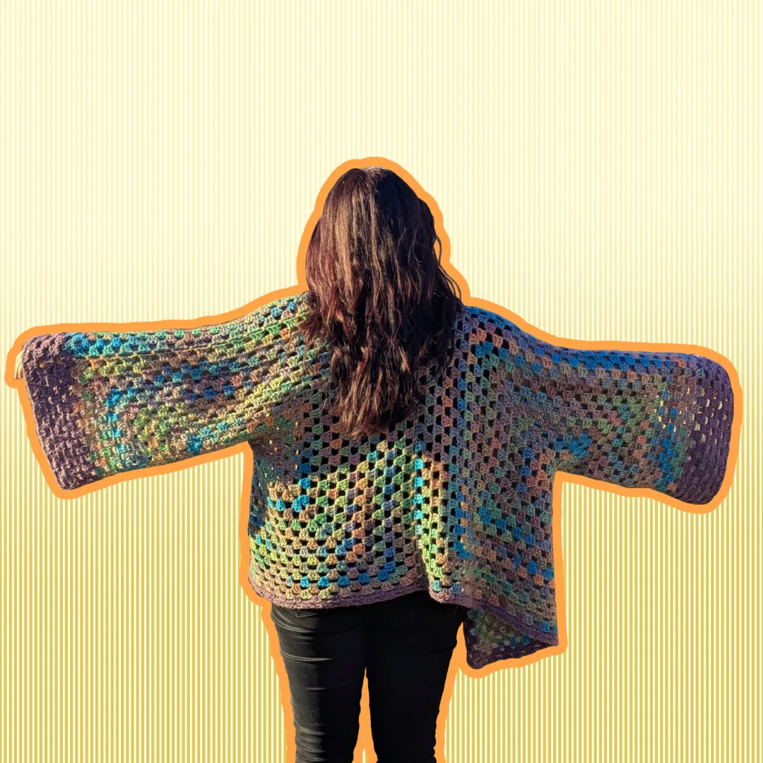 Hexagon Kimono Cardigan - Image 2