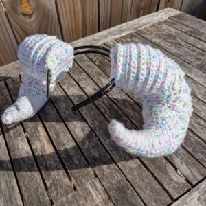 Crochet Ram Horns