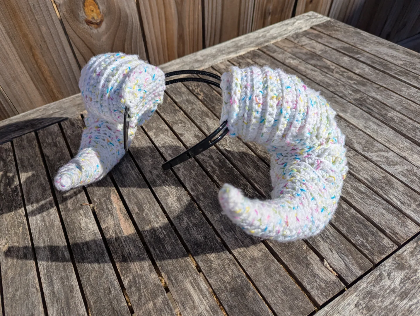 Crochet Ram Horns