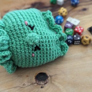 Drawstring Octopus Dice Bag